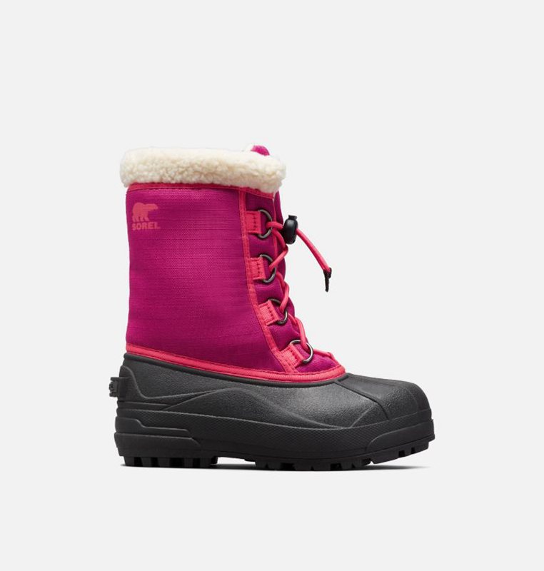 Kids Snow Boots Pink/Black - Sorel Youth Cumberland™ - 795-DEIBWY